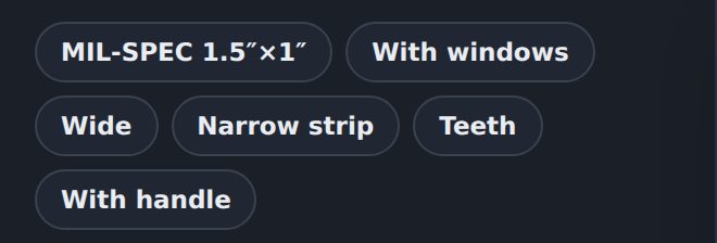 Preset buttons