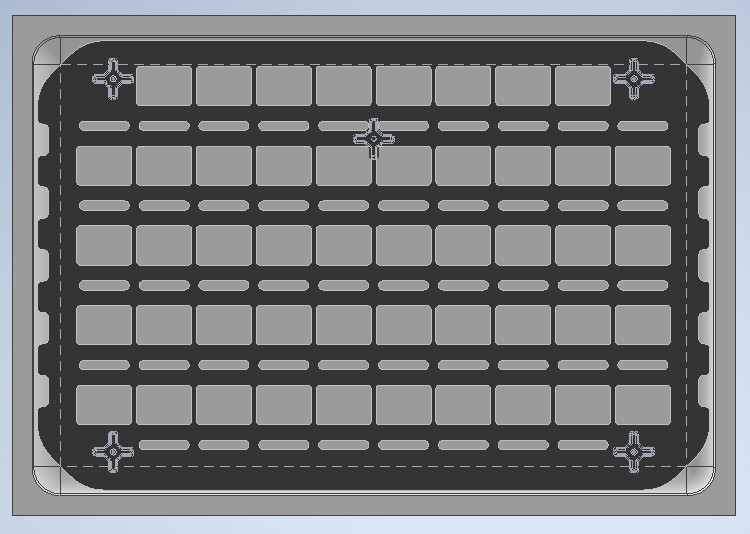 Panel for Pelican 1500 case — 1