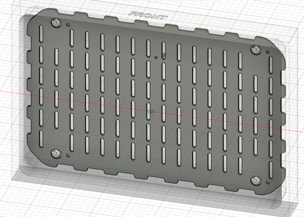 Panel for Pelican 1500 case — 1